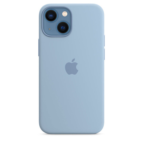 Чехол LUX Silicone Case на iPhone 13 Blue fog with MagSafe